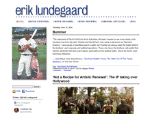 Tablet Screenshot of eriklundegaard.com